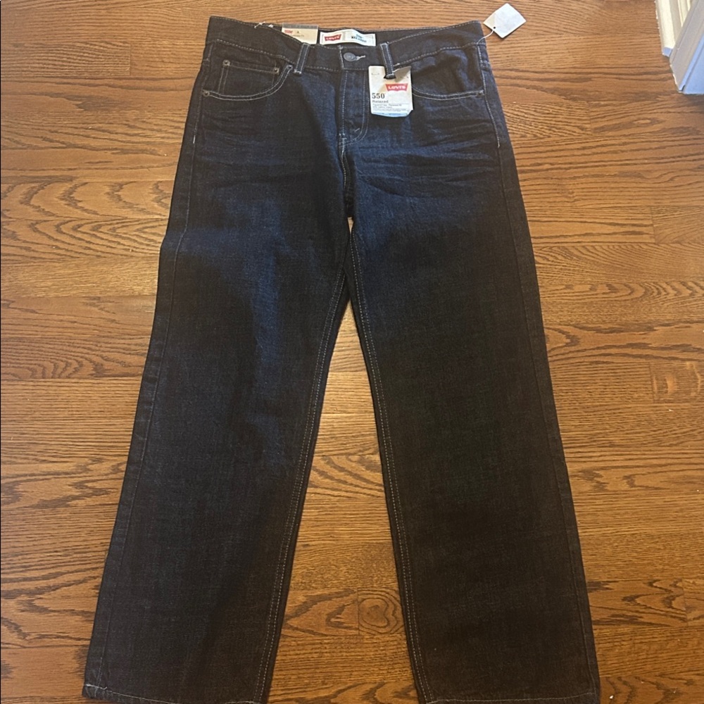 Levi's Men's Dark Blue Relaxed Jeans
